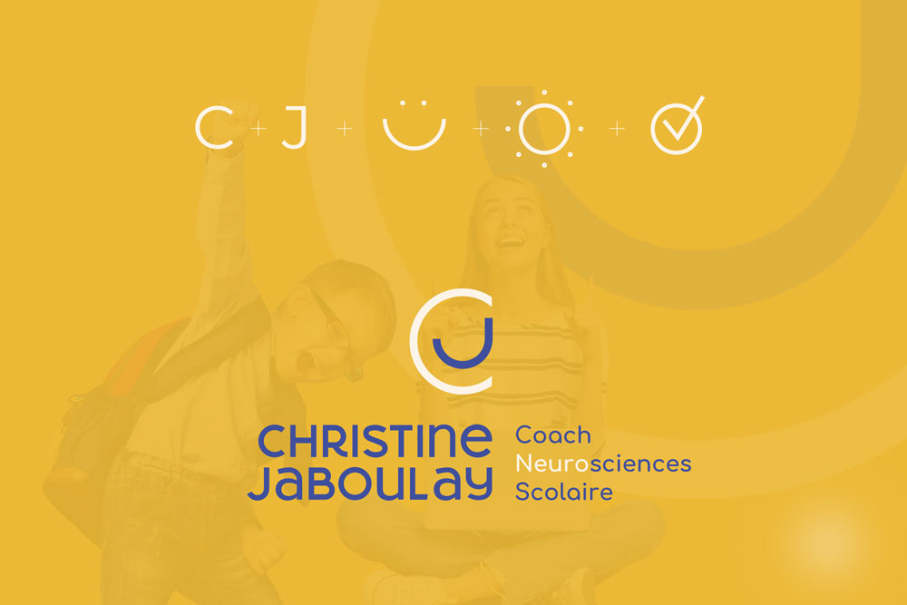 Création du logotype par Flodesign pourChristine Jaboulay Coach Neurosciences Scolaire